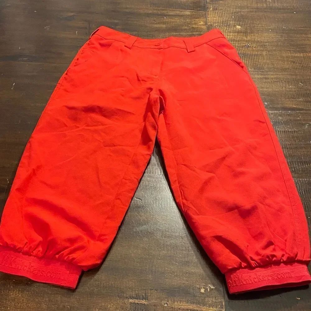 Golf Knickers Bright Red women’s golf Pants size 0